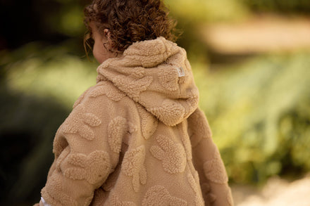 Jollein Cosy Poncho Miffy Jacquard Teddy | Biscuit