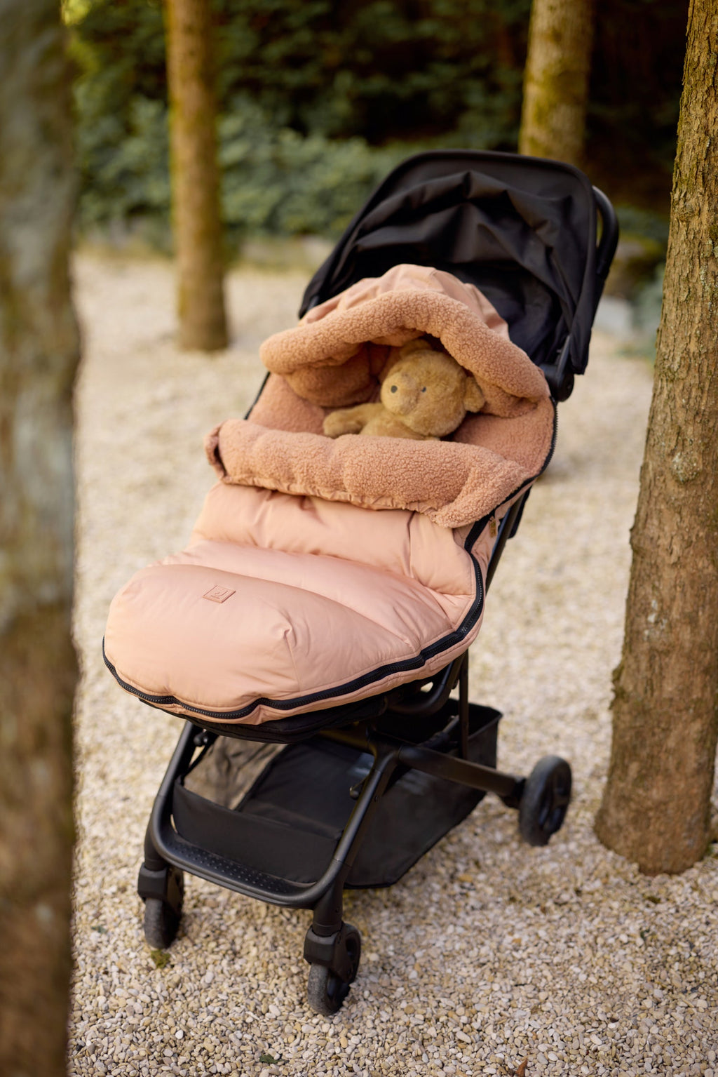 Jollein Voetenzak buggy/kinderwagen Puffed | Light Terra