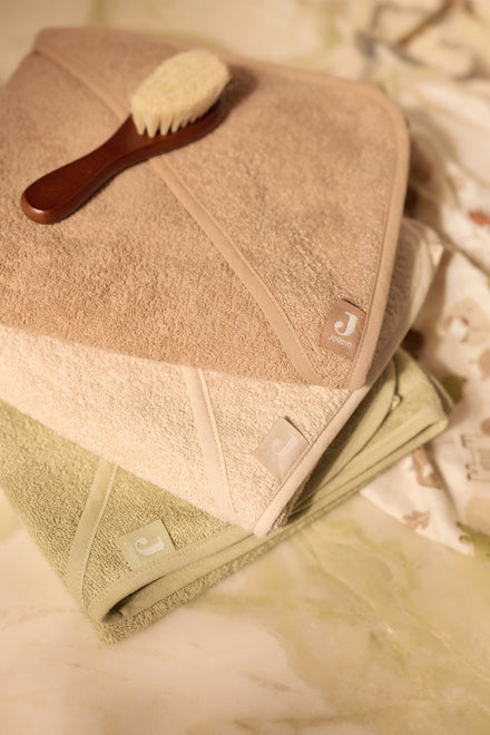Jollein Badcape Badstof 100x100cm | Soft Matcha