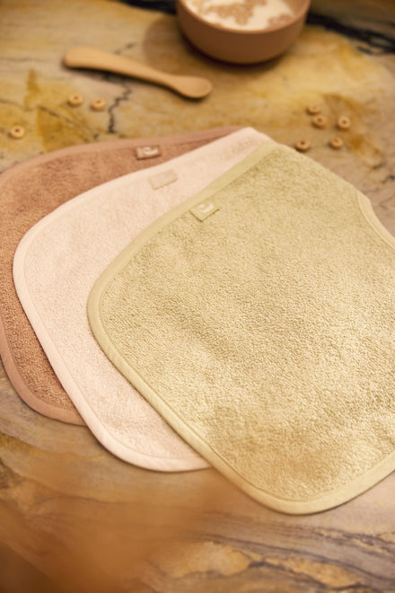 Jollein Slab Badstof | Sand/Soft Matcha/Milky Coffee (3pack)