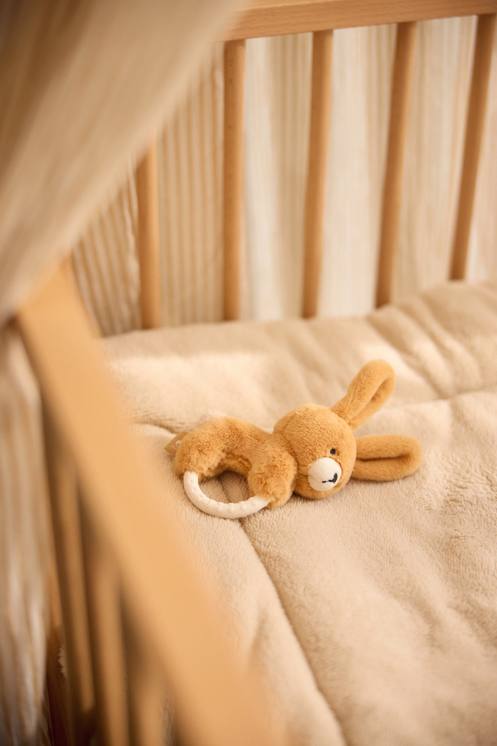 Jollein Boxkleed 75x95cm Fluffy | Sand