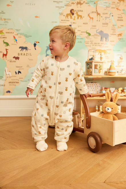 Jollein Slaapzak met voeten en afritsbare mouw 80/86cm | Jollies