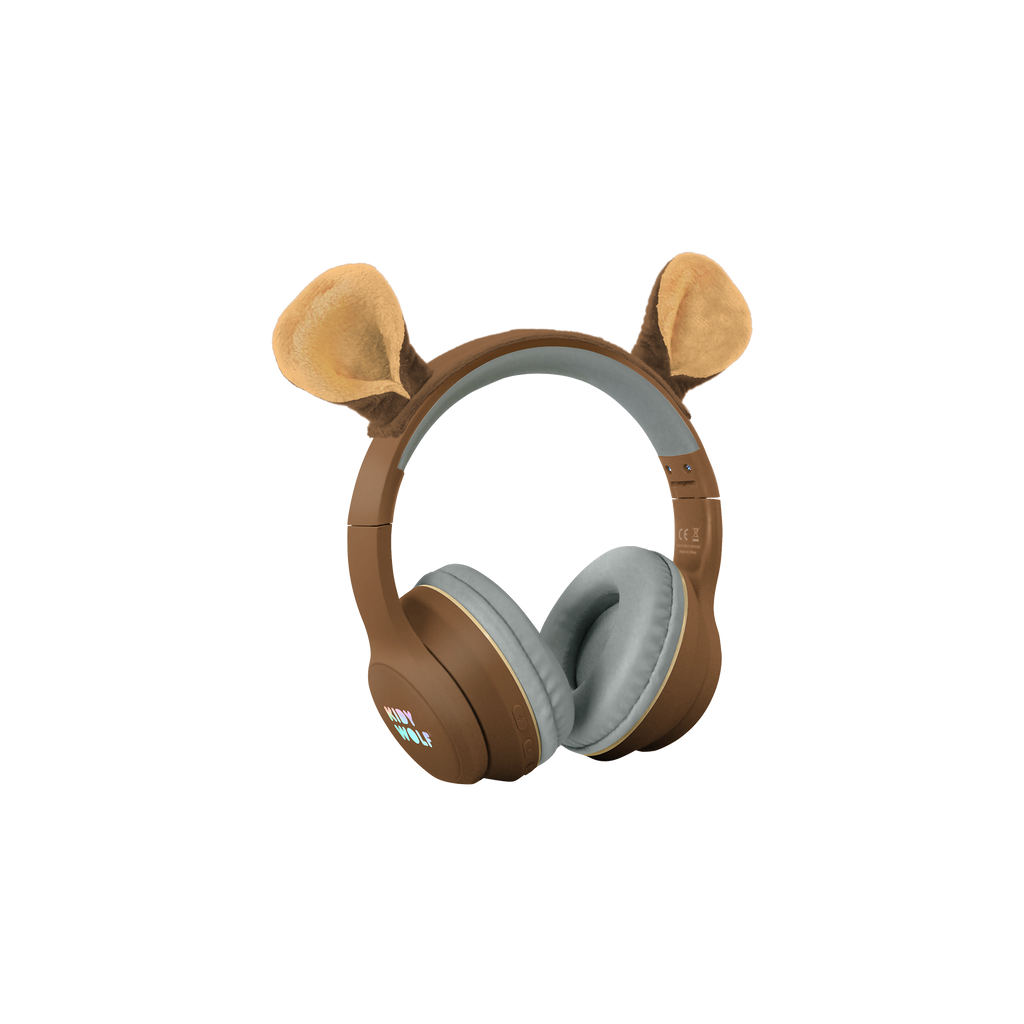 Kidywolf Kidyears Bluetooth Hoofdset Met Magnetische Oren 85 Db | Beer
