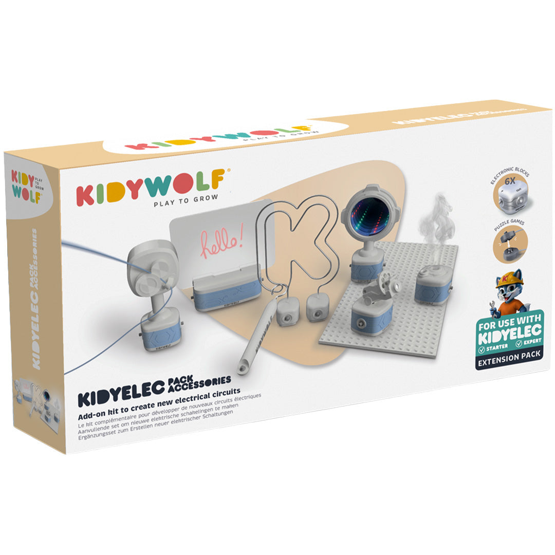 Kidywolf Kidyelec accessoirepakket 6 modules, verpakking
