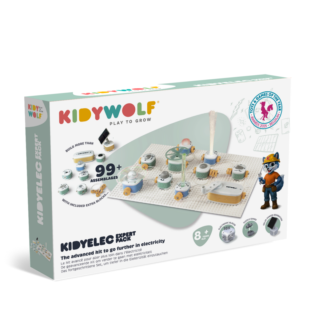 Kidywolf Kidyelec-Expert - My First Electricity Kit – 18 Pieces