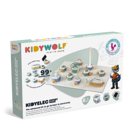 Kidywolf Kidyelec-Expert - My First Electricity Kit – 18 Pieces