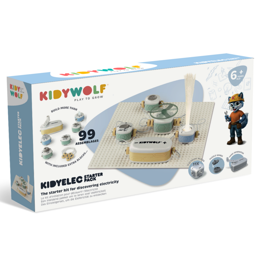 Kidywolf Kidyelec-Expert - My First Electricity Kit – 11 Pieces