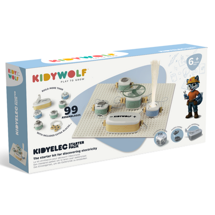 Kidywolf Kidyelec-Expert - My First Electricity Kit – 11 Pieces