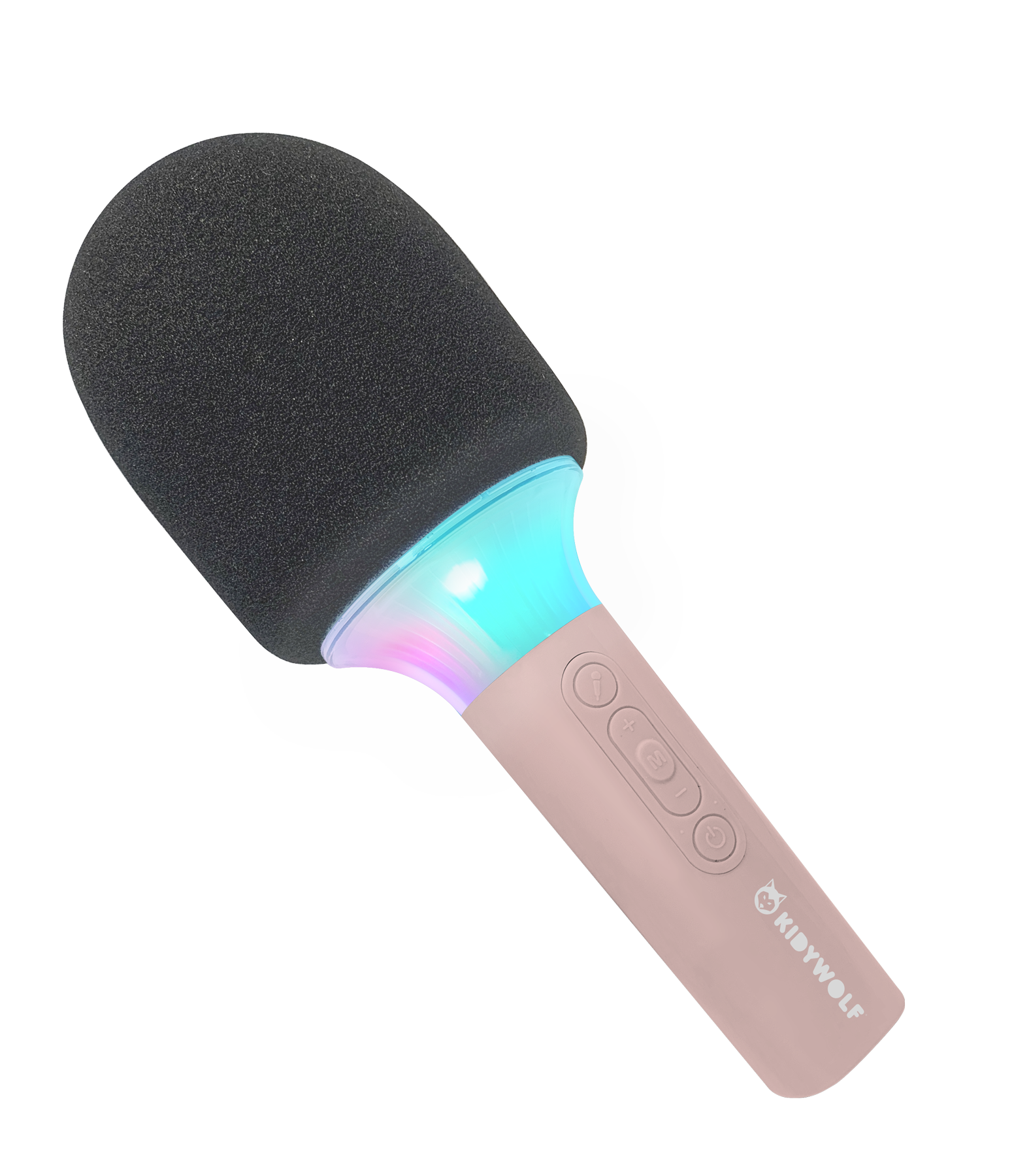 Kidywolf Kidymic Karaoke Micro Met Led | Pink