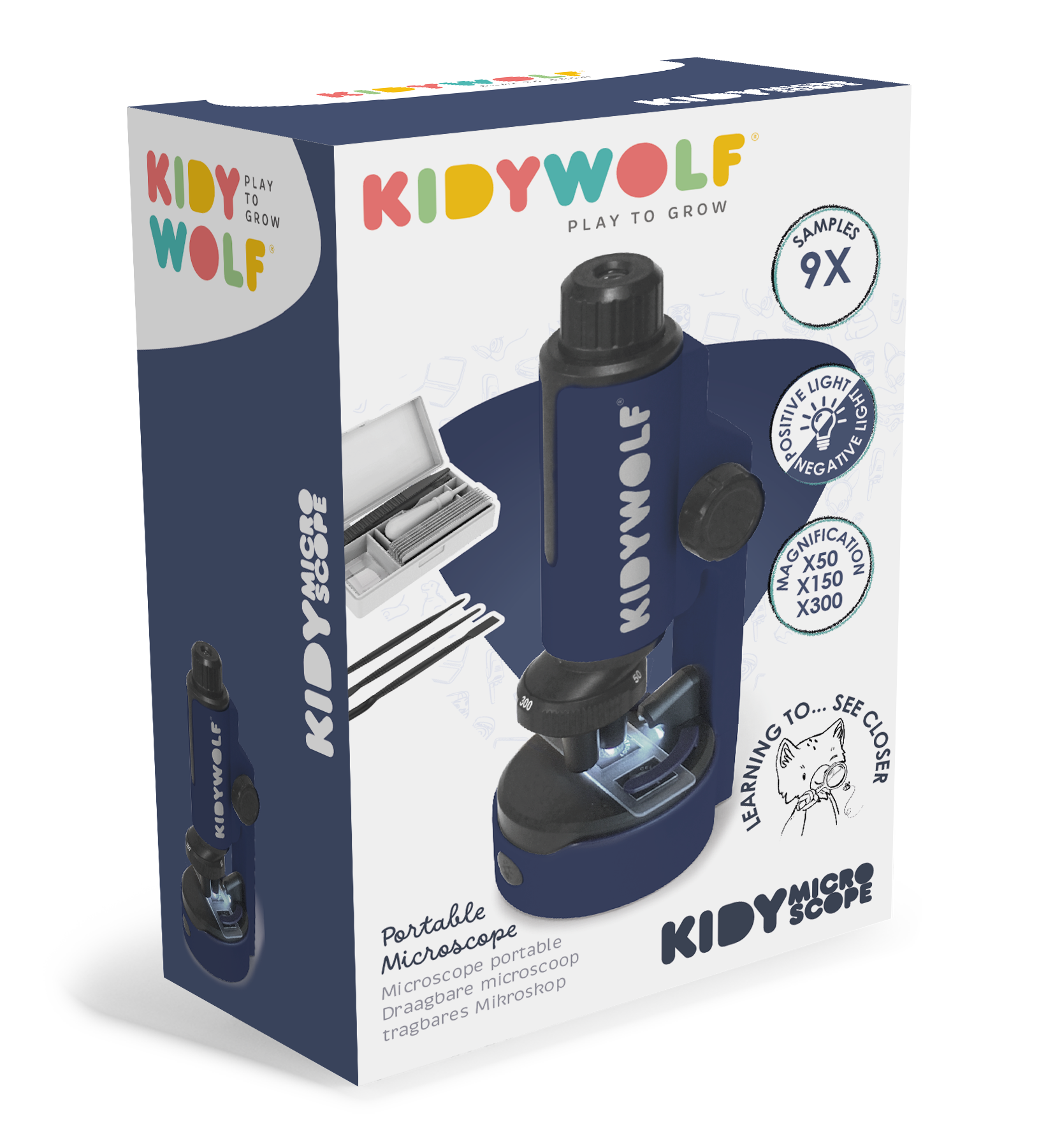 Kidywolf Microscope | Blue