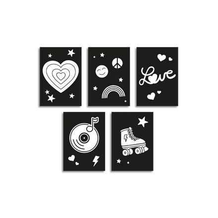 * Kidywolf Refill Pack Voor Kidyneon: 3 Designs – Happy