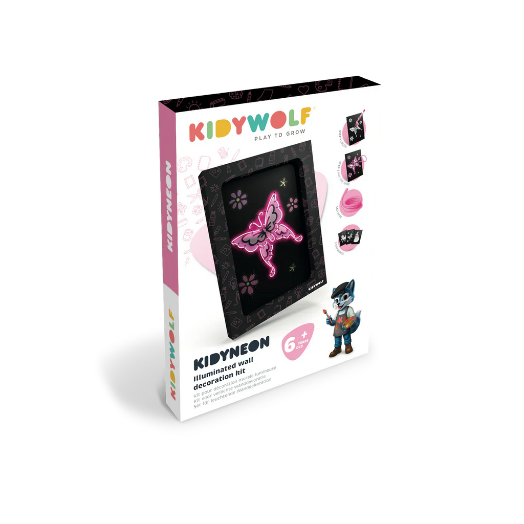 Kidywolf Kidyneon Light-Up Wall Art Craft Kit | Once Upon A Time