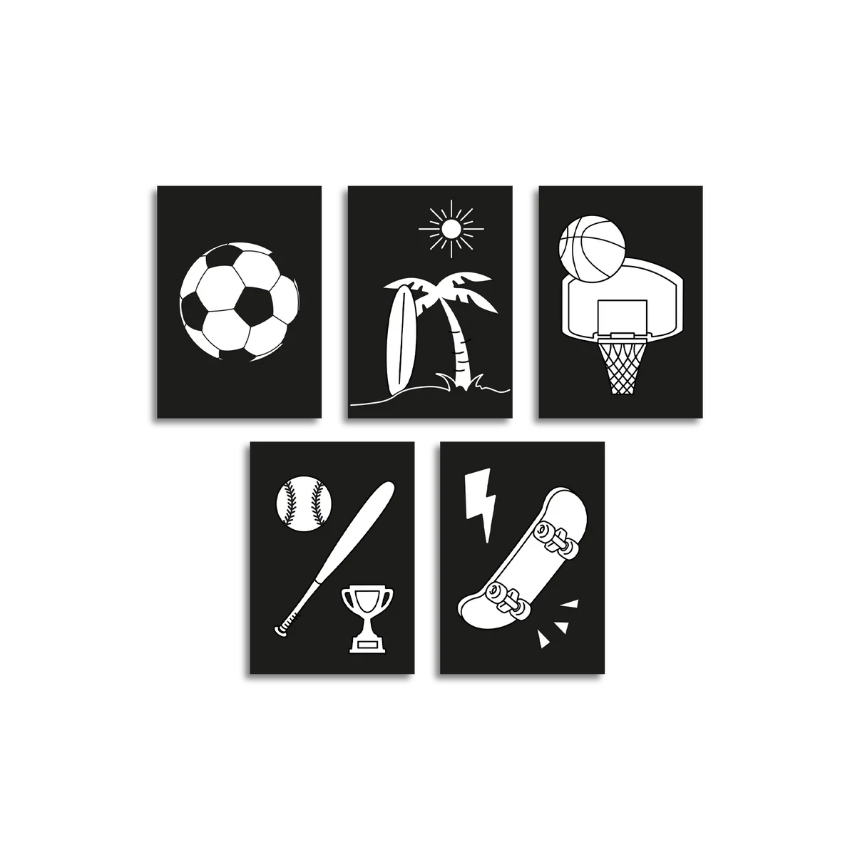 * Kidywolf Refill Pack Voor Kidyneon: 3 Designs – Sport