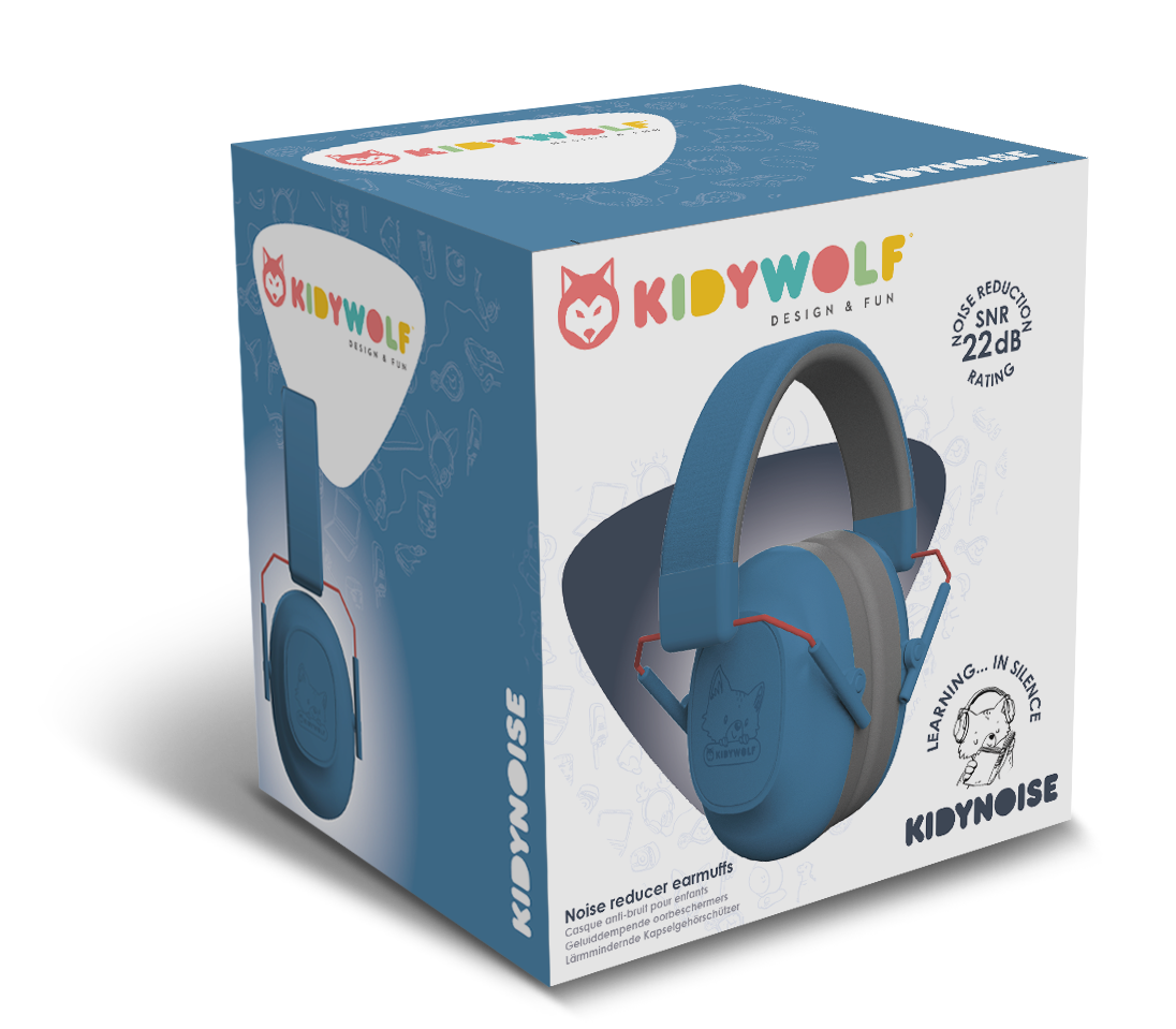 Kidywolf Kidynoise Gehoorbeschermers | Blue