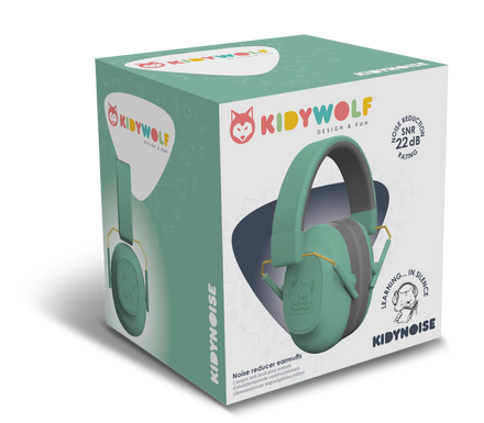 Kidywolf Kidynoise Gehoorbeschermers | Green