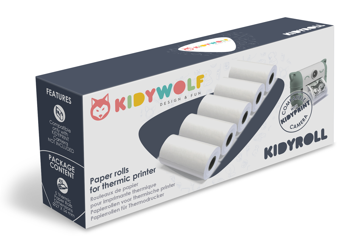 Kidywolf Kidyroll 5 Rollen Voor Kidyprint