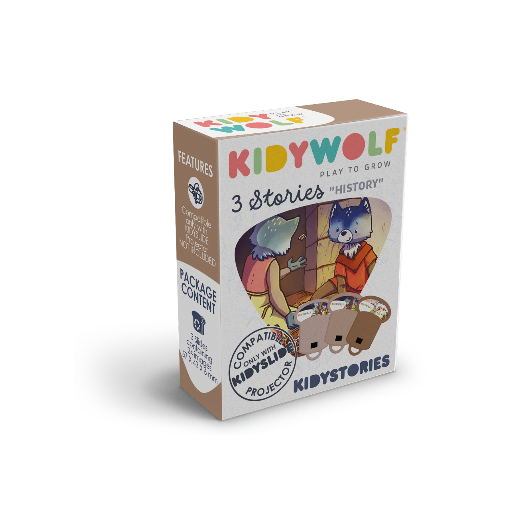 Kidywolf Kidystories voor Kidyslide | History