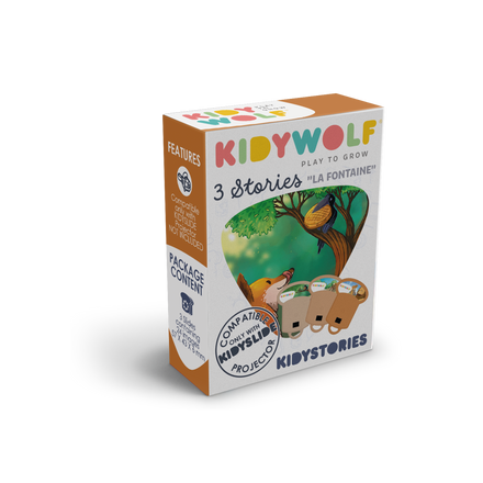 Kidywolf Kidystories voor Kidyslide | La Fontaine