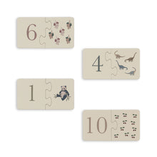 Konges Sløjd Cardboard Puzzle Numbers Fsc | Beige