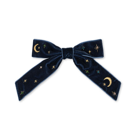Konges Sløjd Velvet Bow Pearly Haarspeldje | Navy Blazer