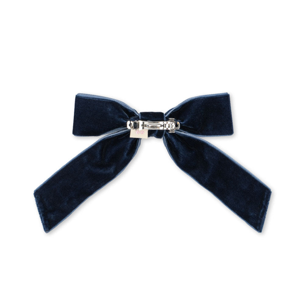 Konges Sløjd Velvet Bow Pearly Haarspeldje | Navy Blazer