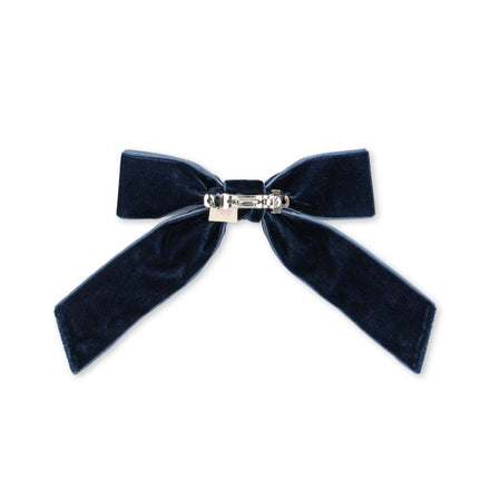 Konges Sløjd Velvet Bow Pearly Haarspeldje | Navy Blazer