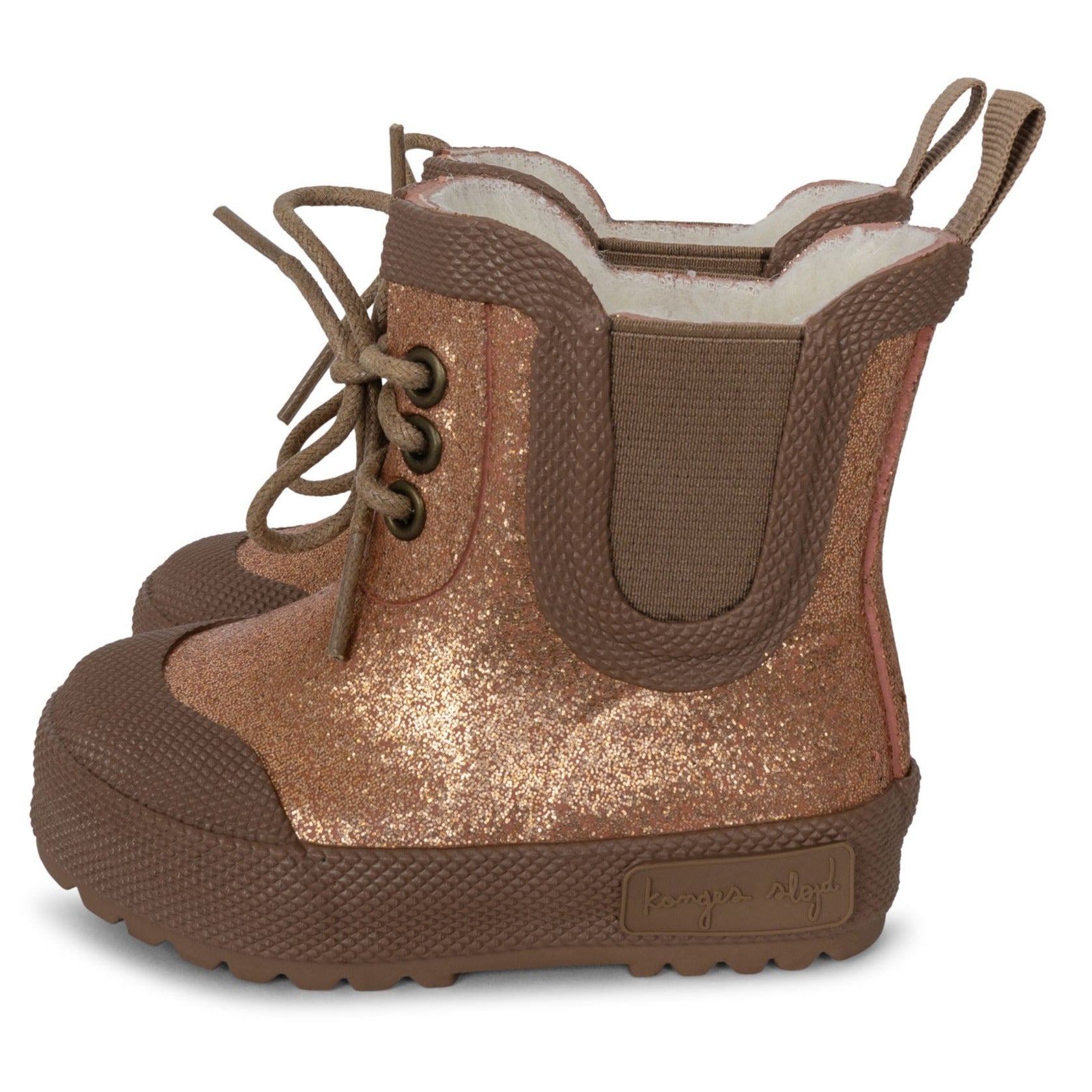 ZZZ Konges Sløjd Thermo Boots Glitter | Tan *