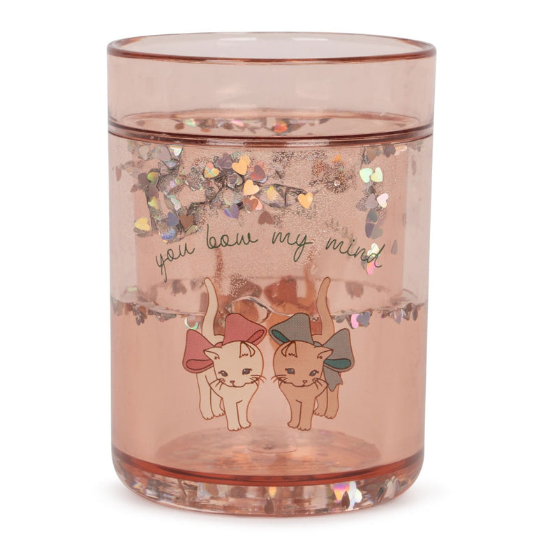 Konges Sløjd 2-Pack Glitter Cups | Bow Kitty