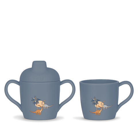 Konges Sløjd Sippy Cup & Cup Set Tuitbeker | Dino  *