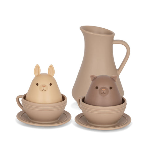 Konges Sløjd Silicone Badspeeltjes Cup Set | Hortensia Mix