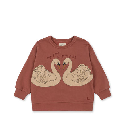 Konges Sløjd Lou Sweat Shirt GOTS | Canyon Rose  *