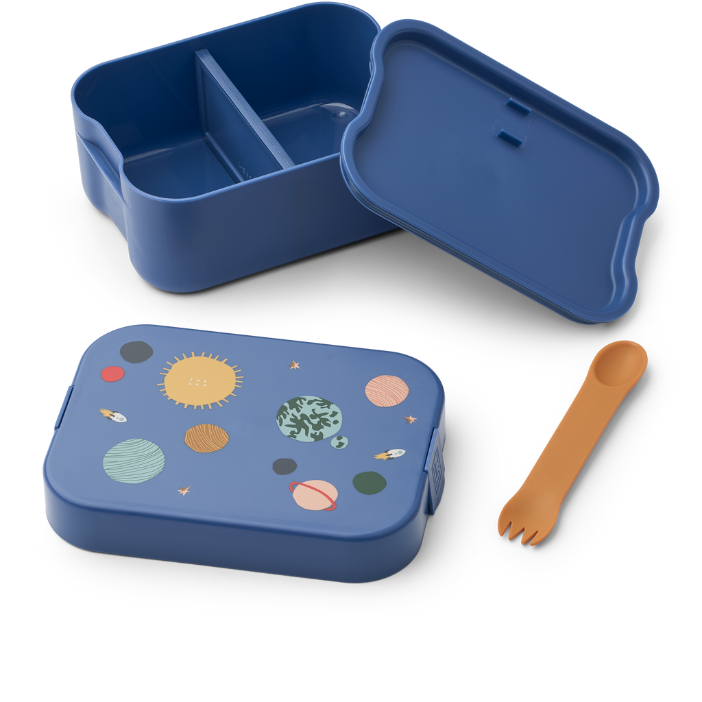Liewood Kamil Lunchbox | Universe / Classic Navy