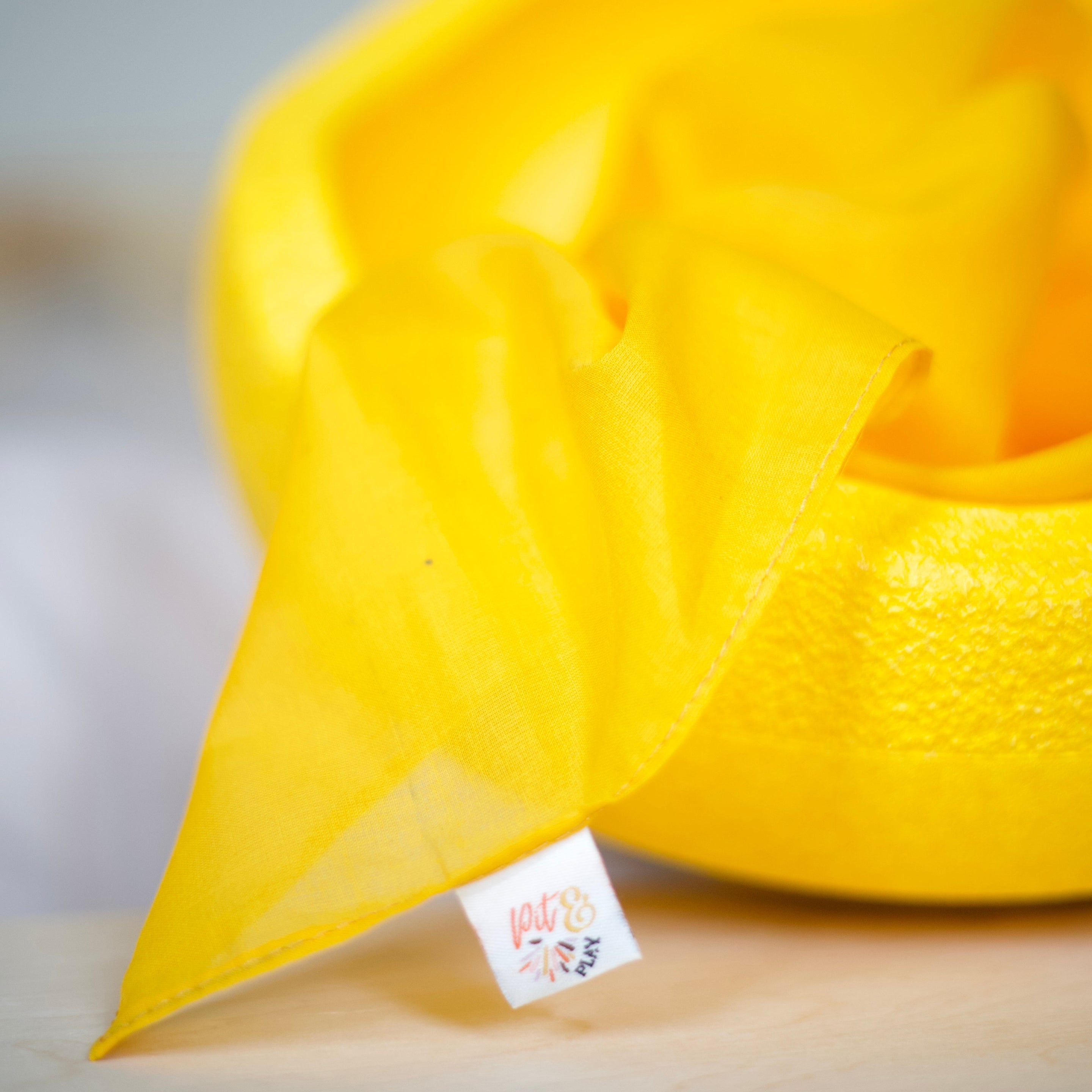 Pit & Play Regenboog Speeldoek | Geel