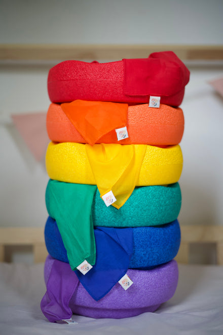 Pit & Play Regenboog Speeldoek | Oranje