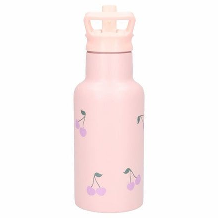 Kidzroom RVS Thermo Drinkfles 350ml | Nostalgia Roze