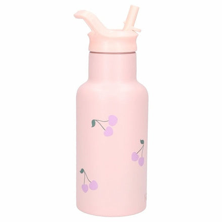 Kidzroom RVS Thermo Drinkfles 350ml | Nostalgia Roze