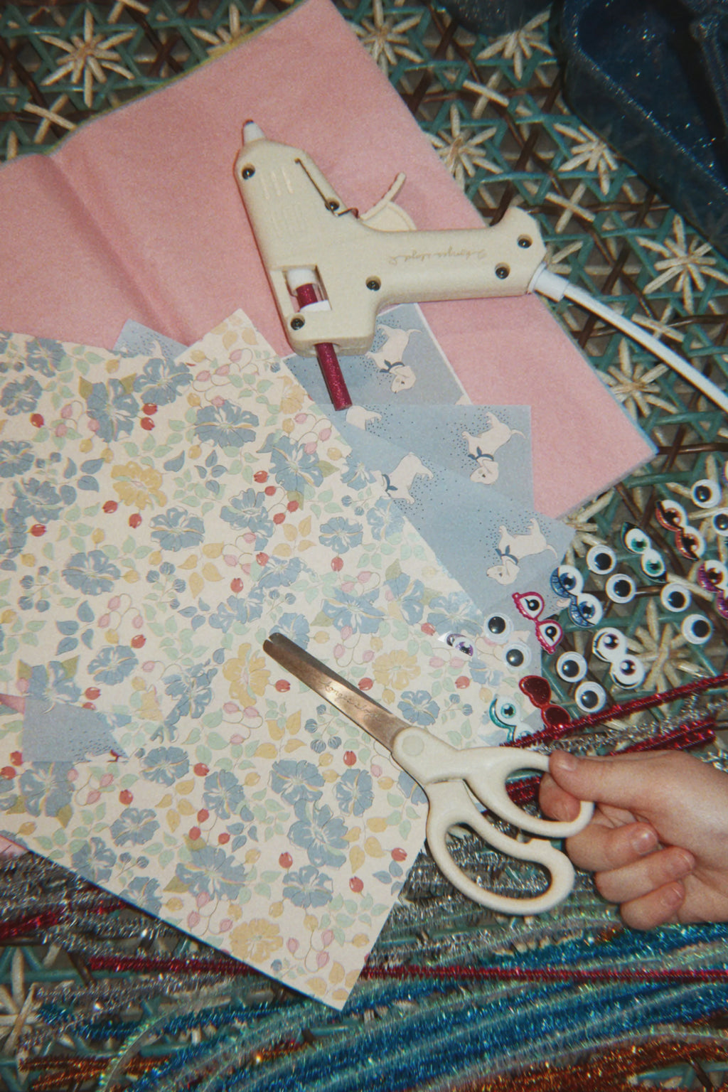 Konges Sløjd Creative Hobby Caddy | Glitter Blue
