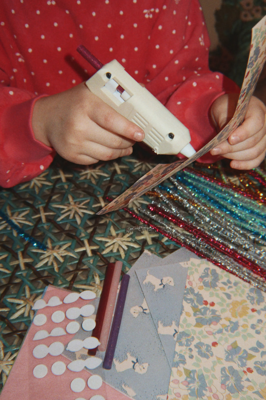 Konges Sløjd Creative Hobby Caddy | Glitter Blue