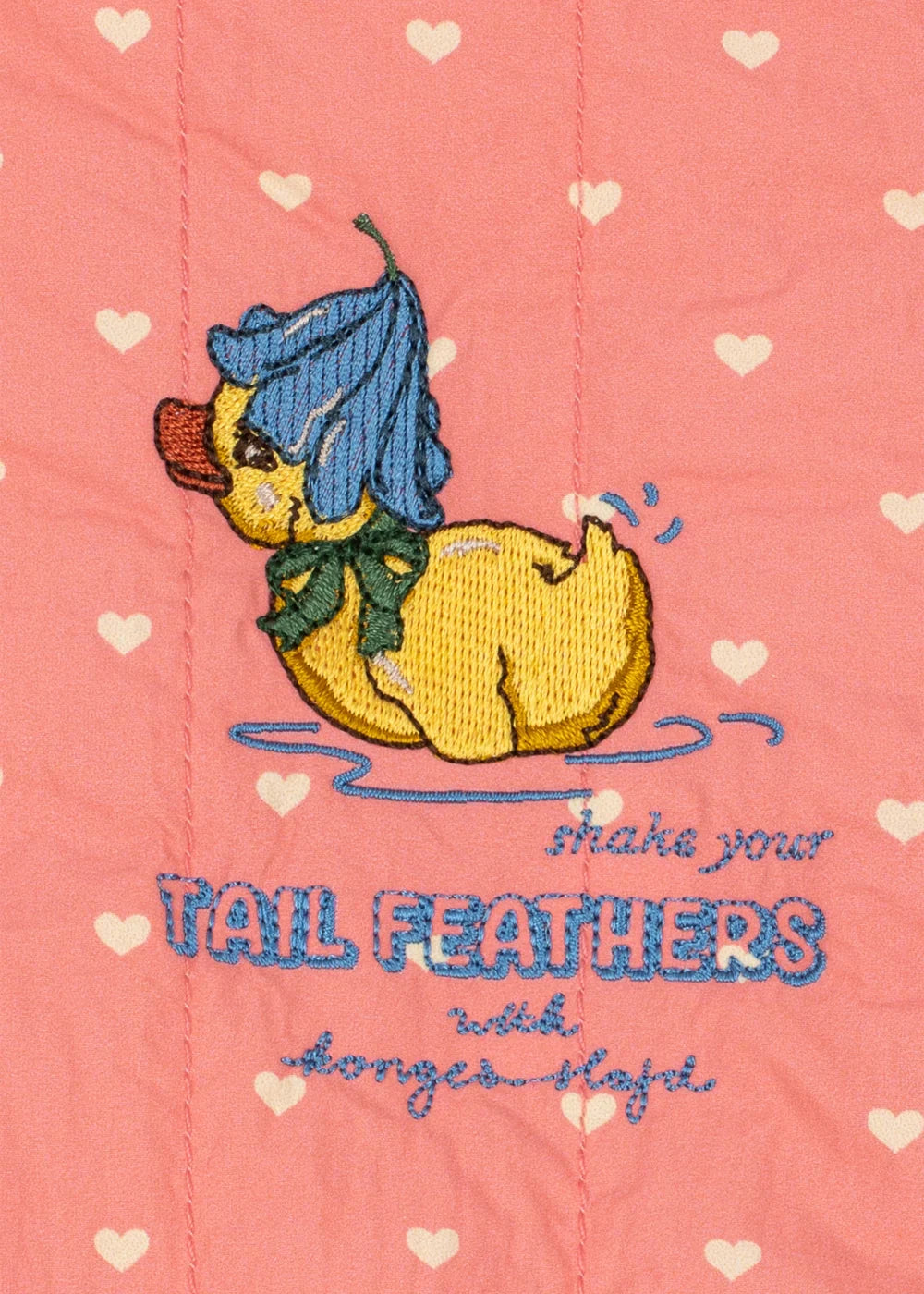 Konges Sløjd Juno Duckling Bomber Jas Coeur Feathers met warme polyester vulling, bij De Gele Flamingo