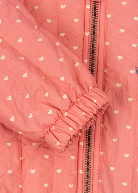 Konges Sløjd Juno Duckling Bomber Jas Coeur Feathers met BIONIC-FINISH ECO coating, bij De Gele Flamingo