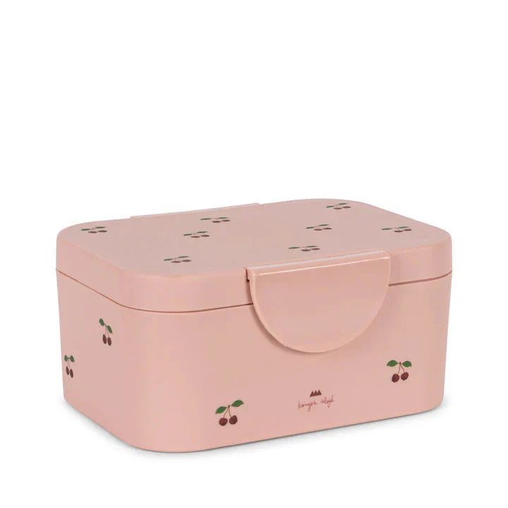 Konges Sløjd brooddoos in Cherry Pink, vooraanzicht van de lunchbox