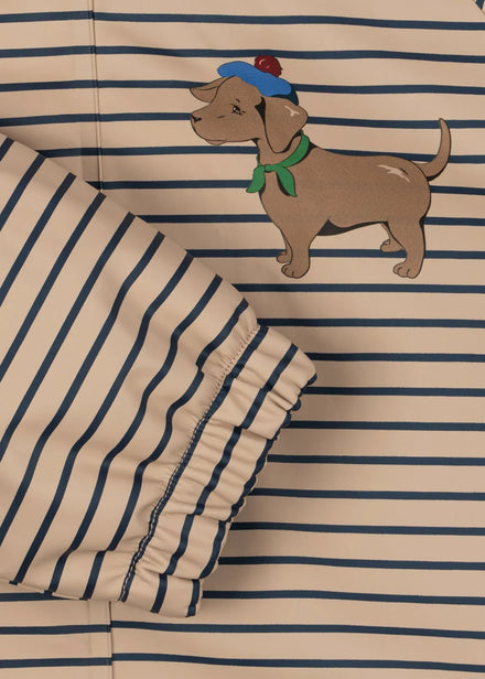 Konges Sløjd Palme Dog Regenjas | Stripe La Mer