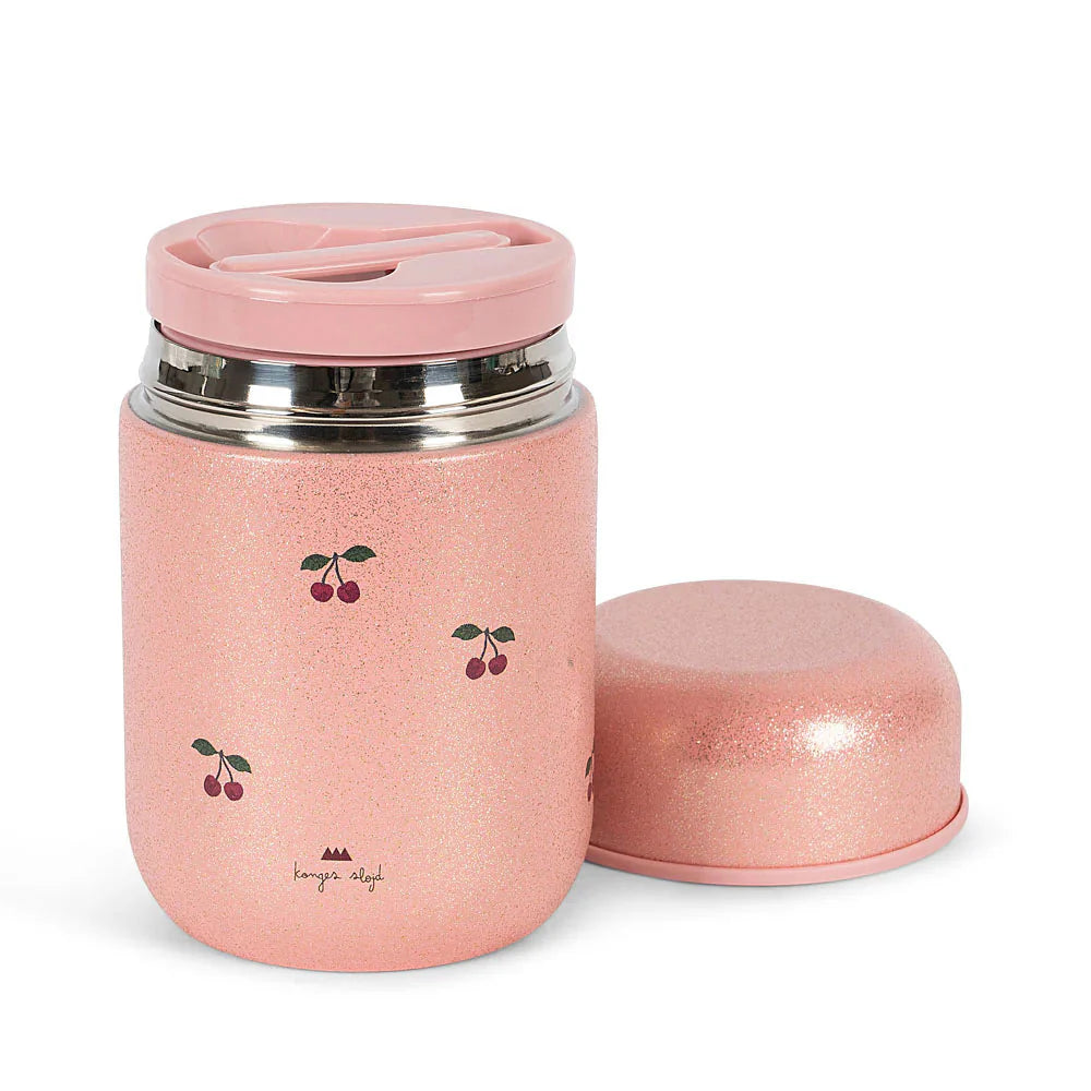 Konges Sløjd RVS Thermo Food Jar | Cherry Glitter