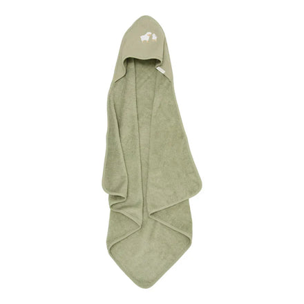 Little Dutch Badcape Little Farm 75x75 | Groen