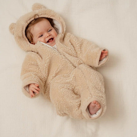 Little Dutch Teddy One Piece Suit Baby Bunny | Sand  *