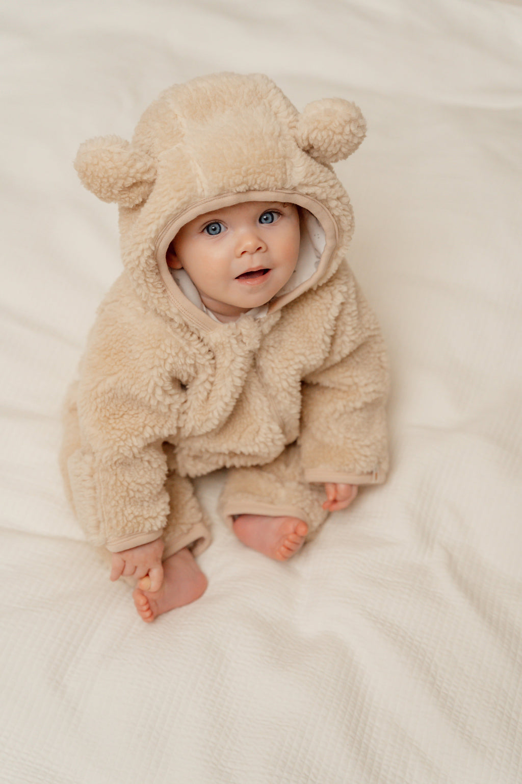 Little Dutch Teddy One Piece Suit Baby Bunny | Sand  *