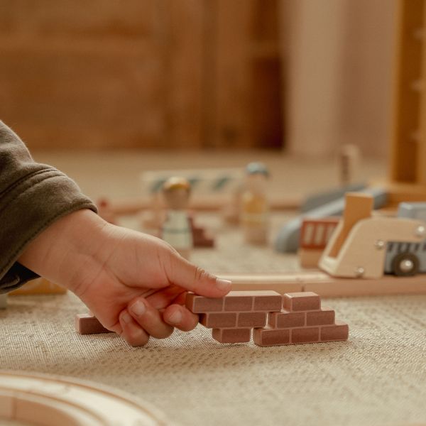 Little Dutch Hijskraan met Treinbaan