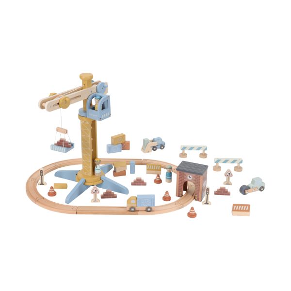 Little Dutch Hijskraan met Treinbaan