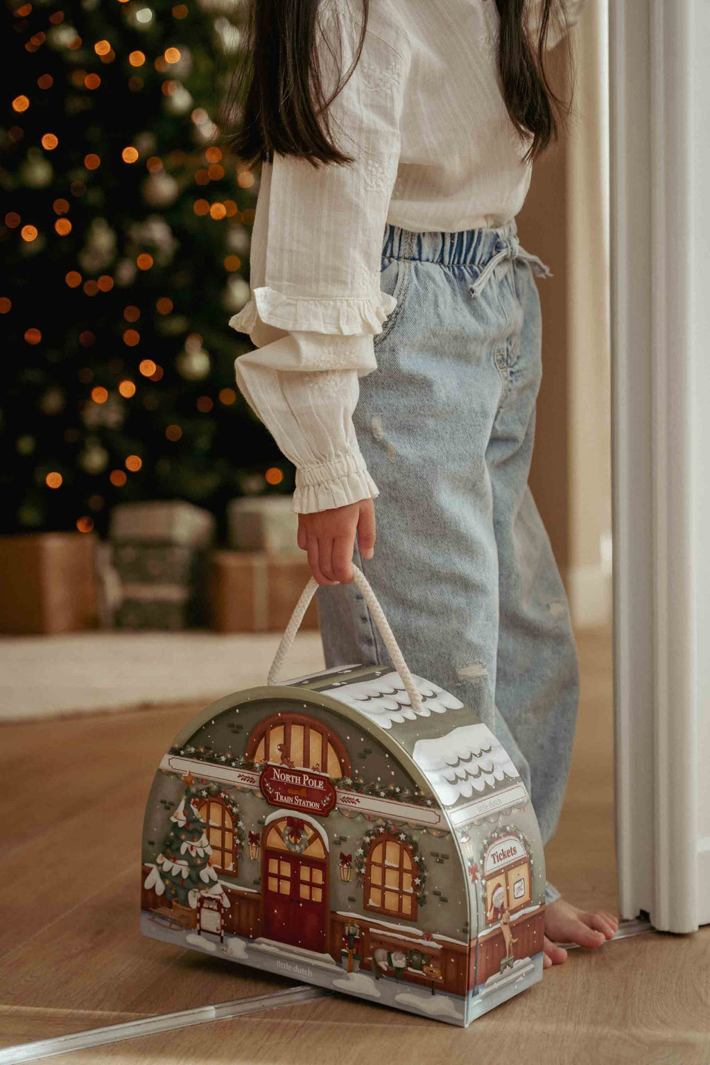 * Little Dutch Aftelkalender Treinbaan