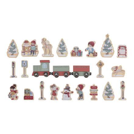 * Little Dutch Aftelkalender Treinbaan